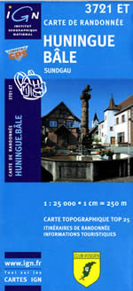 Carte IGN Top 25 n3721 ET
