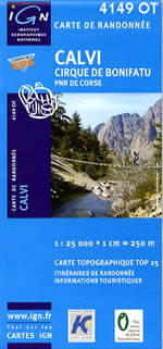 Carte IGN Top 25 n4149 OT