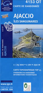 Carte IGN Top 25 n4153 OT