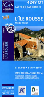 Carte IGN Top 25 n4249 OT