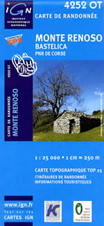 Carte IGN Top 25 n4252 OT