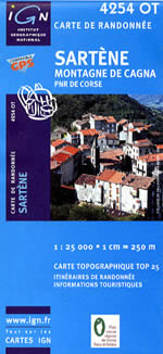 Carte IGN Top 25 n4254 OT