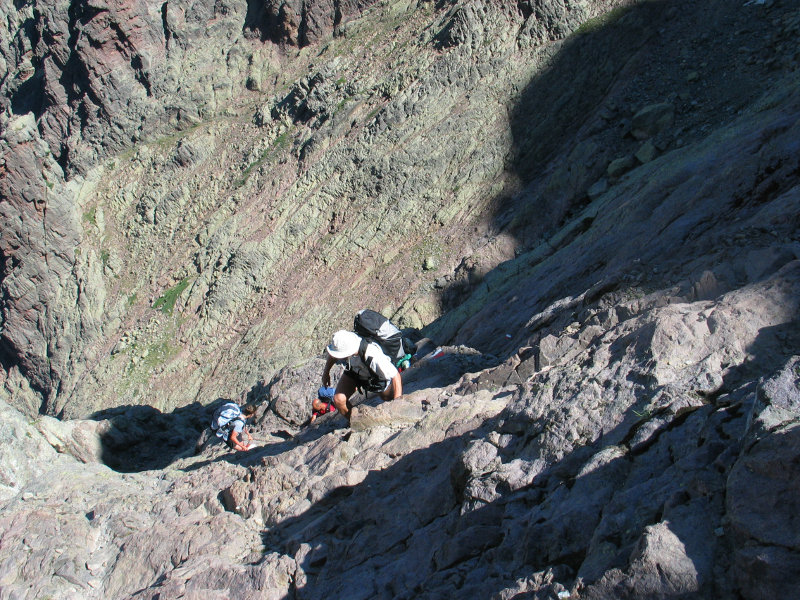 Passage dans le cirque de la Solitude