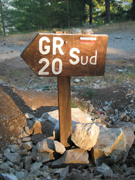 Début du GR 20 Sud