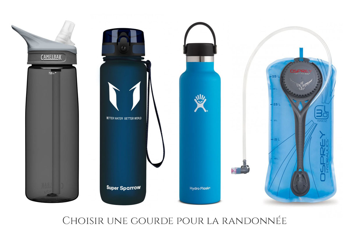 Choisir une gourde pour la randonne