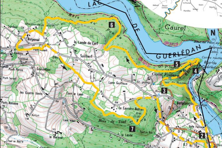 Circuit du barrage de Guerldan
