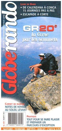 Carte de randonne : GR 20, la Corse par ses sommets