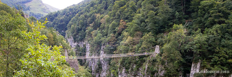 Passerelle d'Holzarte au Pays Basque