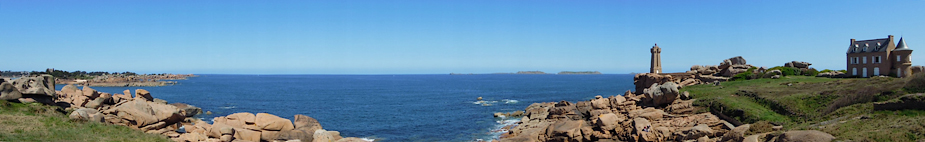 Panoramique en Bretagne Panoramique Côte de granit rose