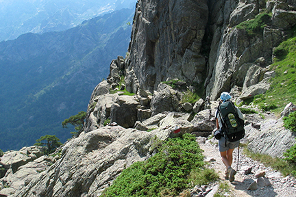 Article Randonner en Corse