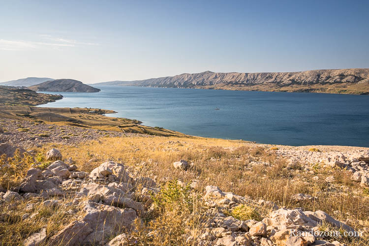 Paysage sur l'île de Pag