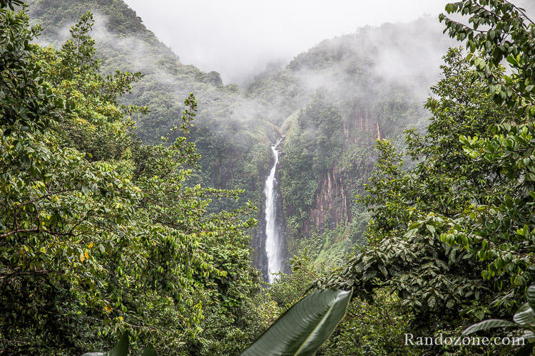 2ème chute du Carbet dans le parc national de Guadeloupe