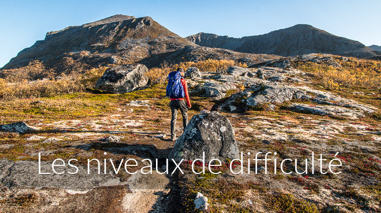 Les niveaux de difficult en randonne