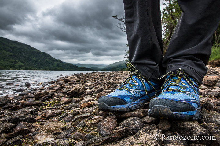 Chaussures Merrell Capra Bolt Gtx Femme au bord du Loch Lomond