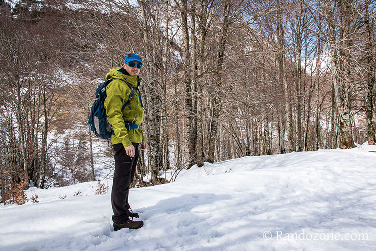 Test des chaussures de randonnée Keen Wanderer dans la neige