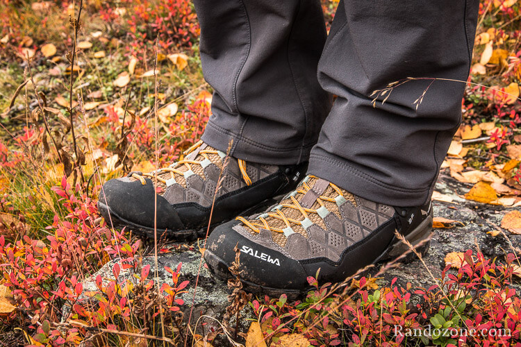 Test des chaussures de randonnée Salewa Alp Trainer Mid Gtx en Laponie