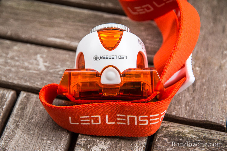 Bouton unique de la frontale Led Lenser SEO3