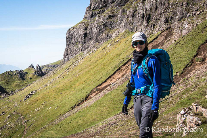 Test du tee-shirt Mountain Hardwear Butterlicious Long Sleeve 1/2 Zip en Ecosse