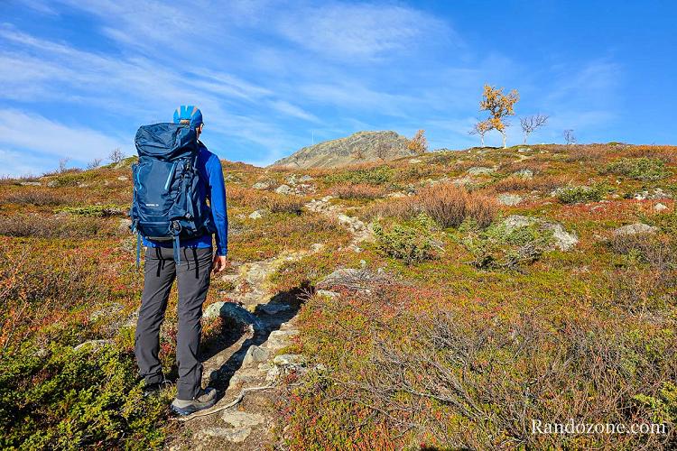 Test du sac  dos Osprey Kestrel 38 en Laponie