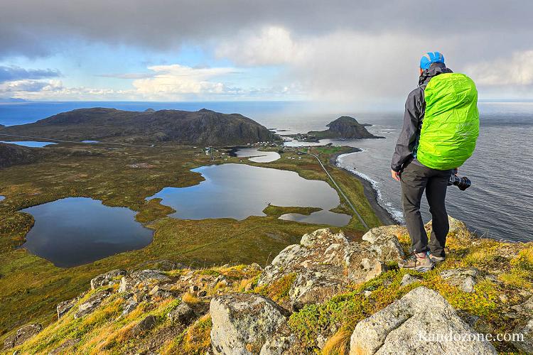 Sac  dos Osprey Kestrel 38 dans les les Vesteralen en Norvge