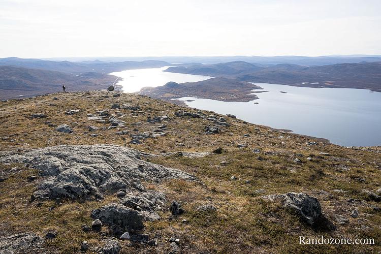 Superbe point de vue sur le lac Kilpisjrvi