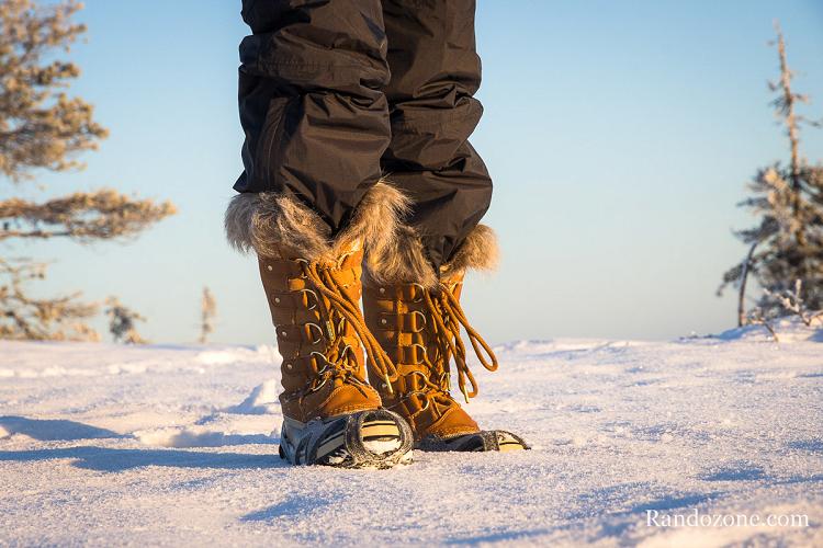 Bottes de neige Sorel Joan of Arctic en Laponie finlandaise