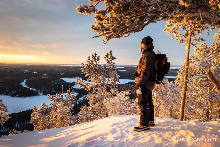 Test des bottes de neige Sorel Caribou en Finlande