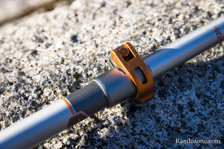 Systme de clip des btons Komperdell CONTOUR TITANAL 2 FOAM