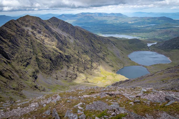 Vue depuis le sommet de Carrauntoohil