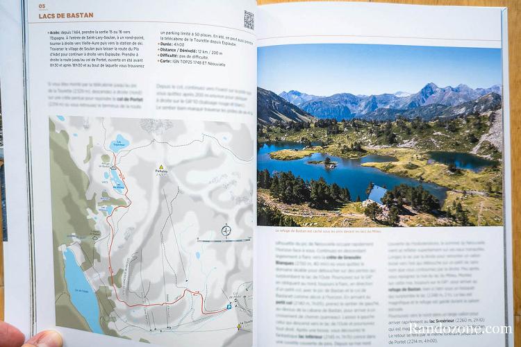 Une page du livre Lacs des Pyrnes Vol.2 Ouest: Les plus belles randonnes