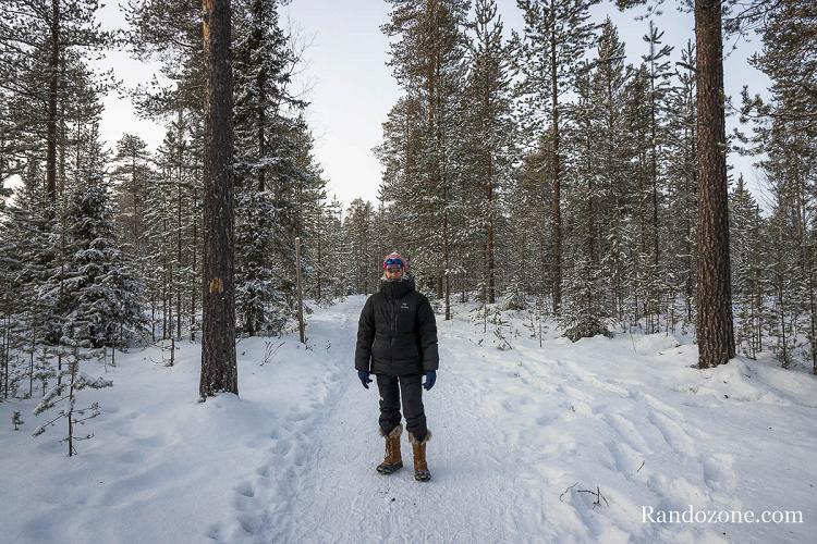 Test de la doudoune Arc'Teryx Alpha Parka en Finlande