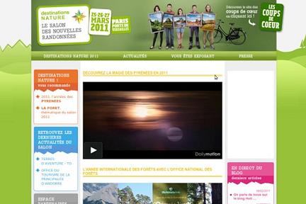 Actualit&eacute; : Destinations nature : le salon des nouvelles randonn�es : 25 au 27 mars 2011