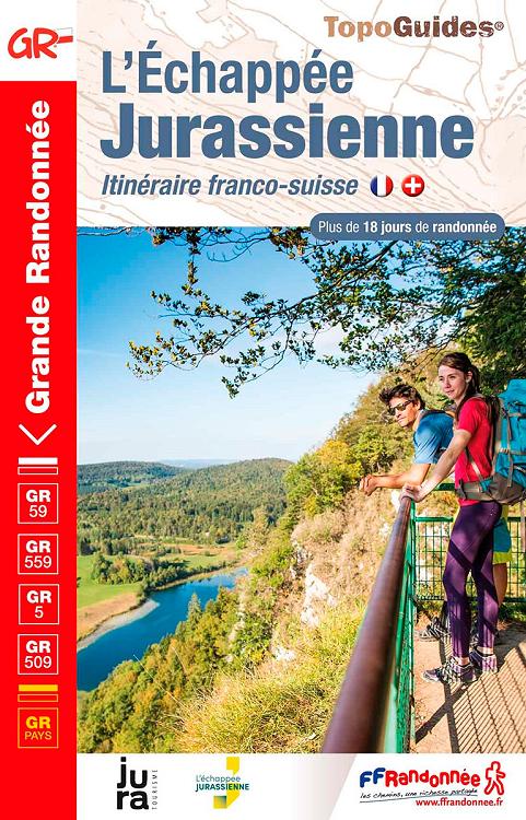 Topoguide FFRP Echappe Jurassienne Edition 2023