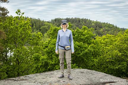 Test : Test du haut Kathmandu Seeker 1/4 Zip Femme : confort technique et lgret pour la randonne active