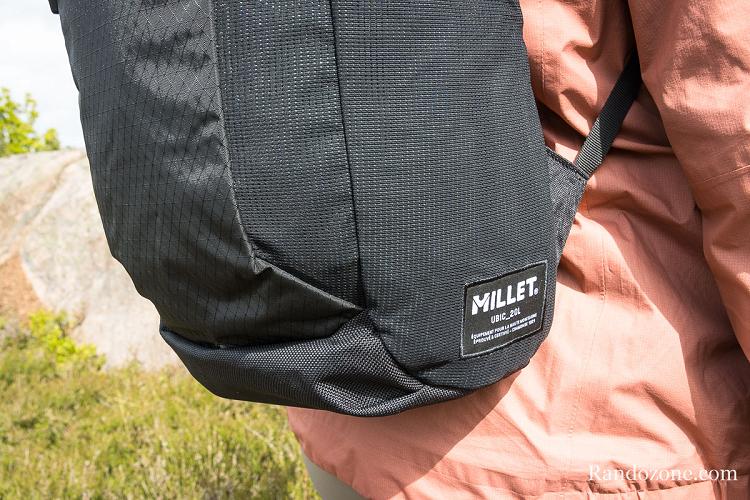 Le sac  dos est quip d'un traitement dperlant durable DWR PFC Free