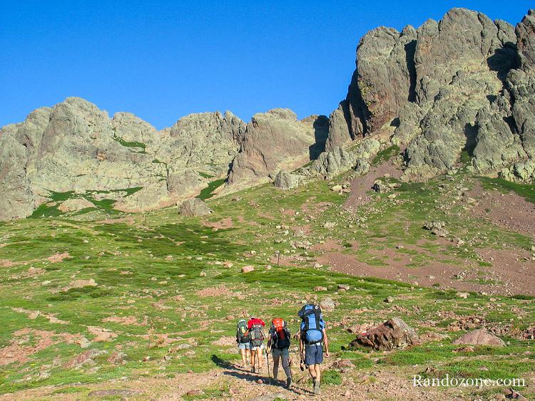 Sur le GR 20 en Corse