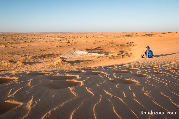 Trek dans le désert en Mauritanie