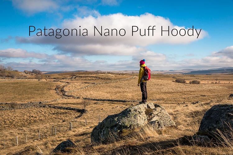 Patagonia Nano Puff Hoody sur le plateau de l'Aubrac Patagonia Nano Puff Hoody sur le plateau de l'Aubrac