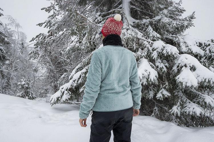 Test de la polaire Columbia Sherpa Fire Side II en Finlande