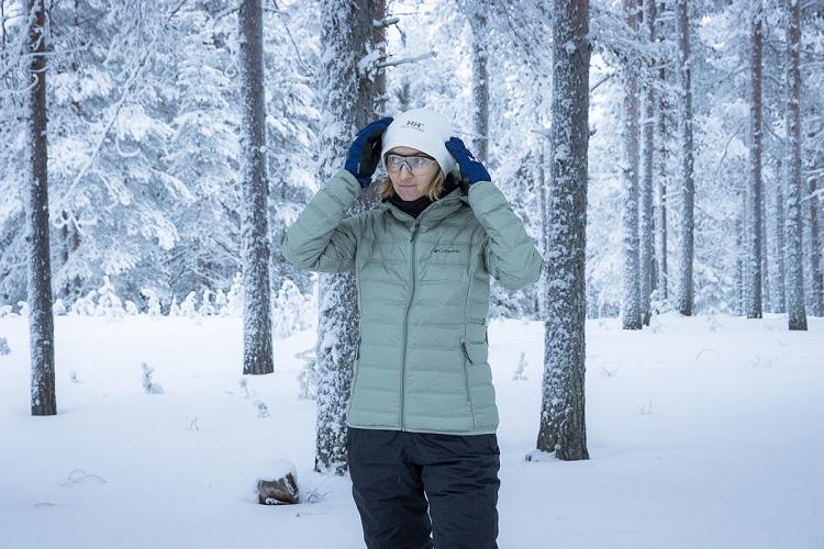 Test de la doudoune Columbia Lake 22 II en Finlande