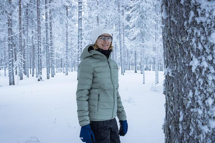 Test de la doudoune Columbia Lake 22 II en Finlande