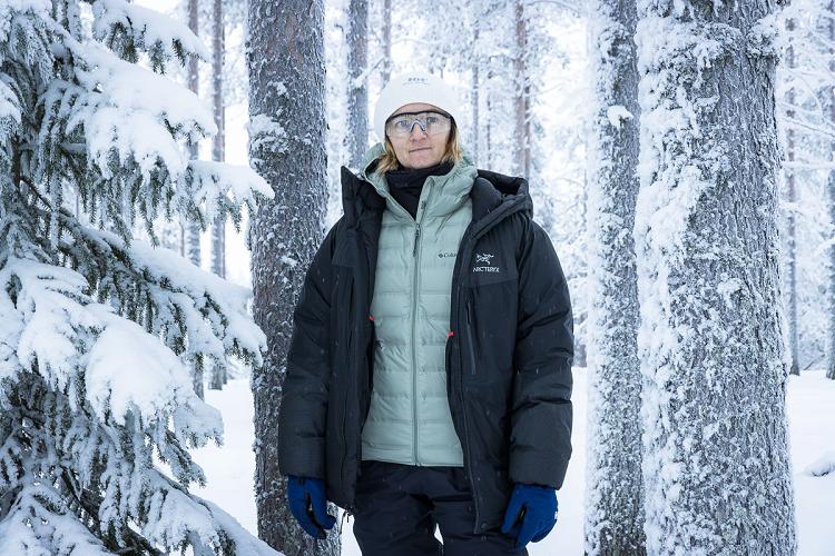 Test de la doudoune Columbia Lake 22 II en Finlande