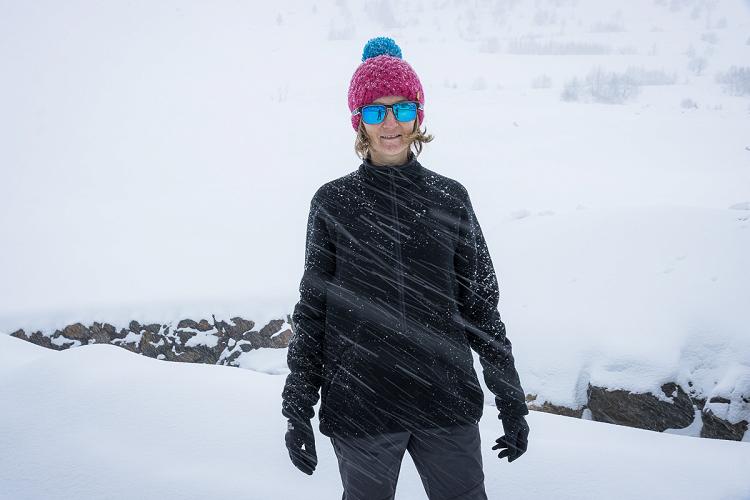 Pull Odlo Pull demi-zipp� unisexe en laine m�rinos AirWool