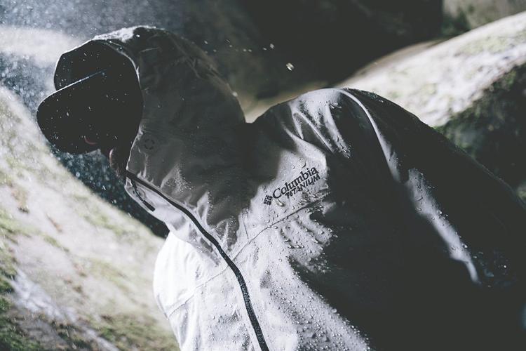 Veste imperméable technique Columbia Saudan Pro 3 couches pour conditions extrêmes