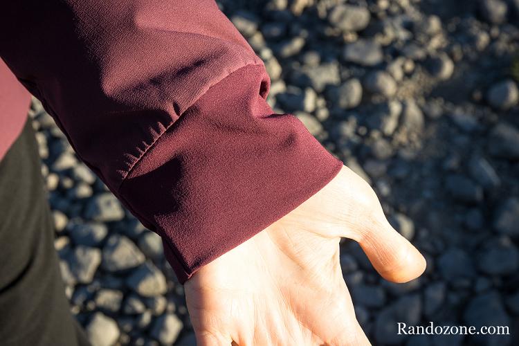 Poignets de la veste Patagonia Nano-Air® Light Hoody en Auvergne Poignets de la veste Patagonia Nano-Air® Light Hoody en Auvergne