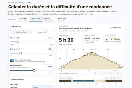 Actualité : Découvrez notre outil d'estimation de la durée d'une randonnée pédestre