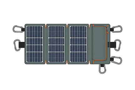 Chargeur solaire de randonnée