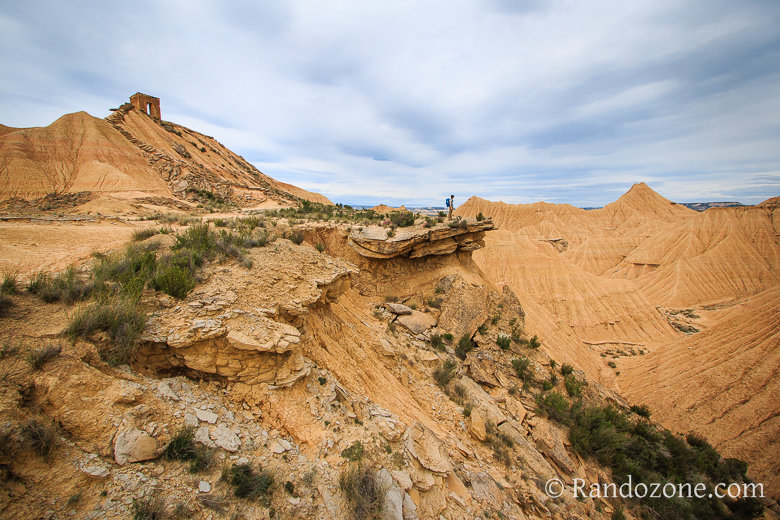 La guérite de la Piskerra depuis le plateau