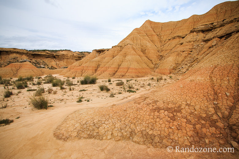Le sol vraiment particulier du désert des Bardenas