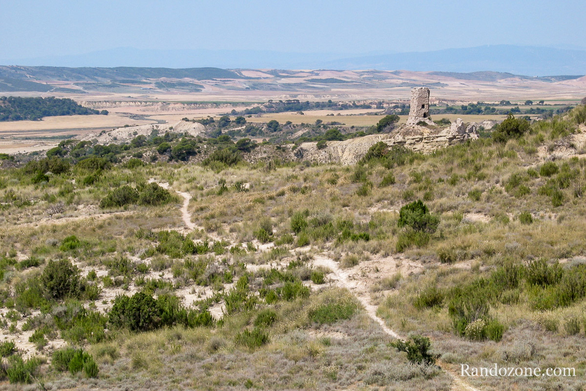 VTT dans le désert des Bardenas en Espagne